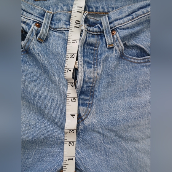 Levi 501 Skinny Jeans Size 28x28 Medium Wash - Picture 11 of 12